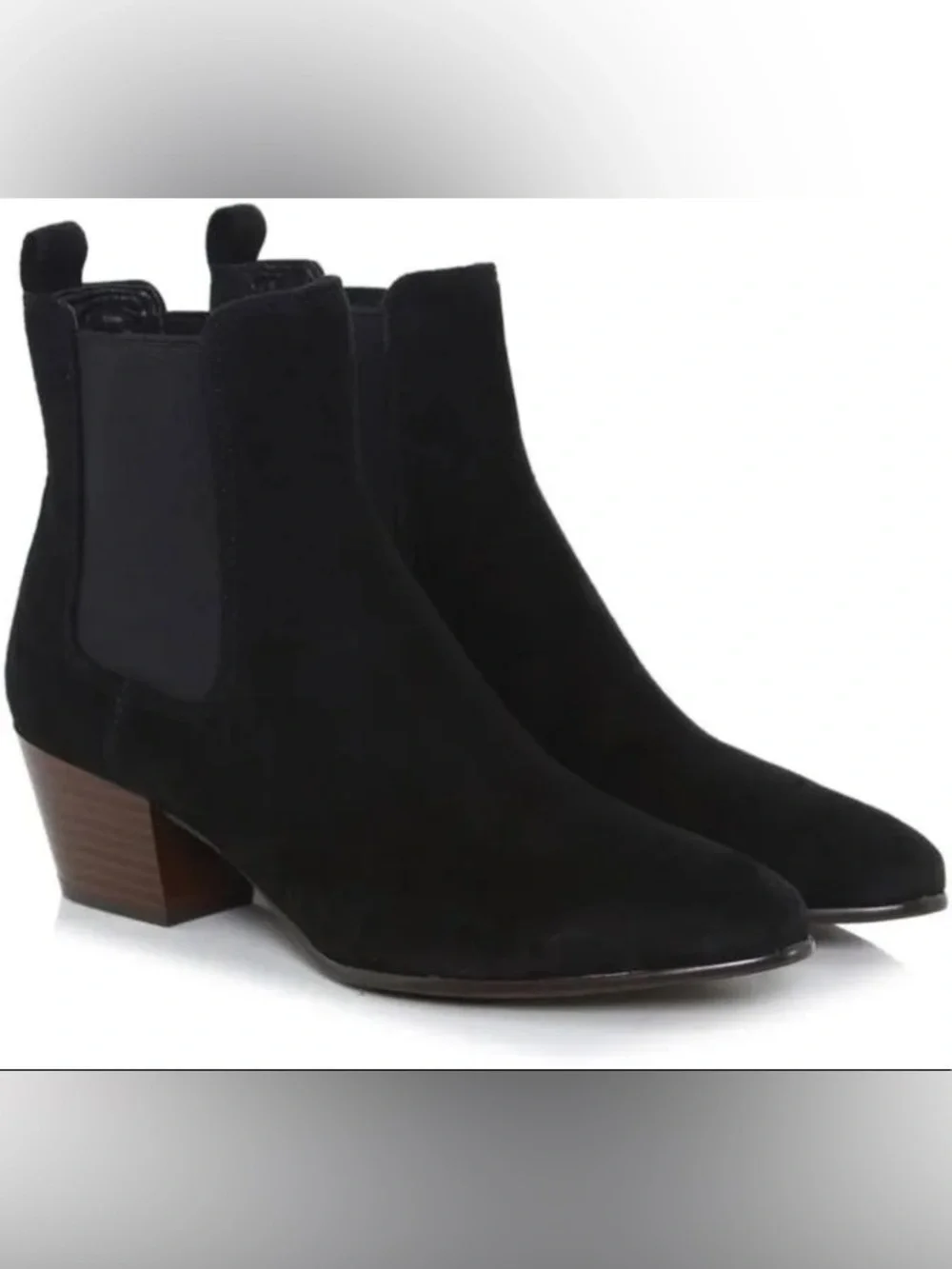 Sam Edelman Reesa Black Suede Booties size 9